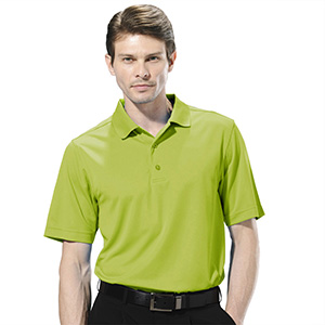 Monterey Club Solid matching knit collar Short sleeve Polo Shirt