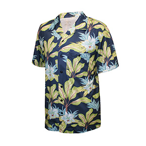 Monterey Club Tropical Paradise Print Camp Shirt
