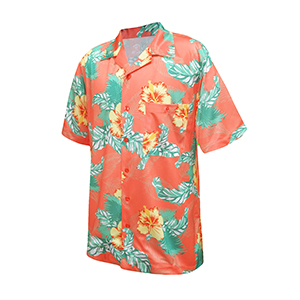 Monterey Club Aloha Print Camp Shirt
