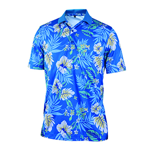 Monterey Club Dry Swing Morocco Print Polo Shirt
