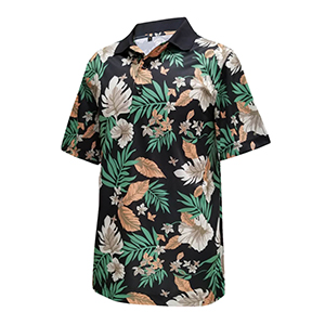 Monterey Club Dry Swing Morocco Print Polo Shirt