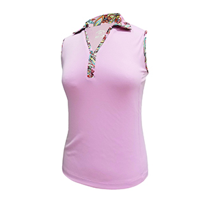 Monterey Club Leona Contrast Sleeveless Top