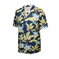 Monterey Club Tropical Paradise Print Camp Shirt
