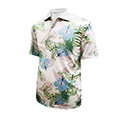 Monterey Club Aloha Print Polo Shirt