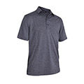 Monterey Club Dry Swing Melange Stripe Texture Polo Shirt