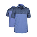 Monterey Club Melange Contrast Polo Shirt